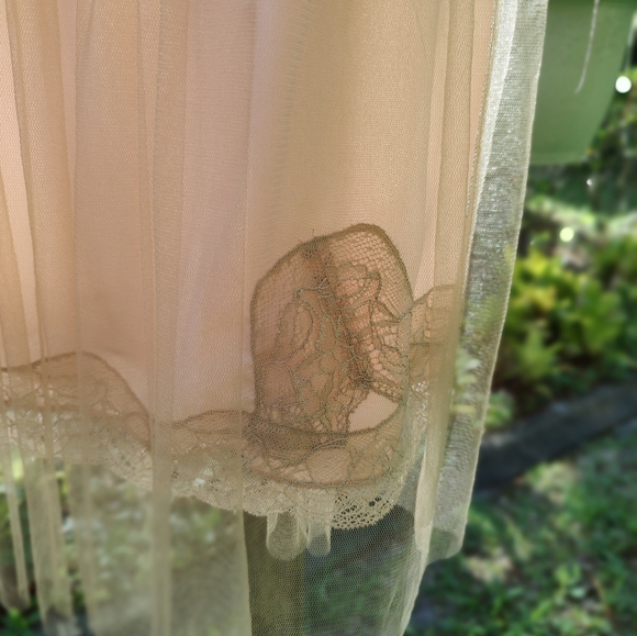 Rodarte 20th Anniversary collection mesh and embroidered satiny dress - Picture 13 of 16